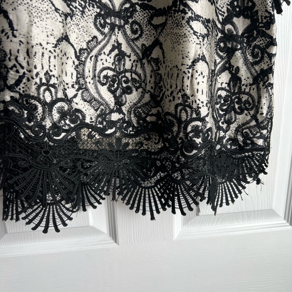 Lucky & Blessed snake skin off the shoulder dress with lace detail sz S NWT! - Picture 7 of 13